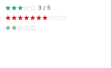 rating 组件截图